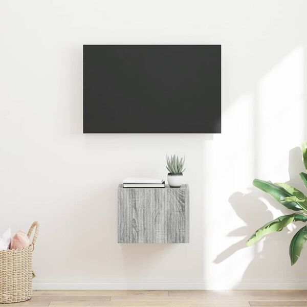 vidaXL TV sieninė spintelė Pilkas Sonoma 60 x 31 x 29.5 cm
