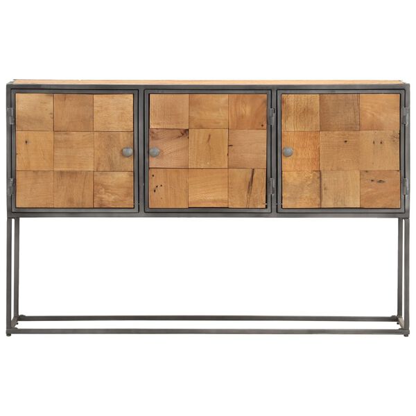 vidaXL &Scaron;oninė spintelė, 120x30x75cm, perdirbtos medienos masyvas