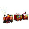 vidaXL Kalėdų traukinys SALO 51 x 9,5 x 24,5 cm Resin Multicolour