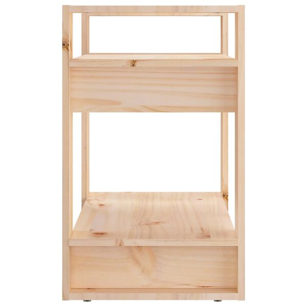 vidaXL Spintelė knygoms/kambario pertvara, 60x35x57cm, pušis