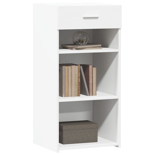 vidaXL Šoninė spintelė, balta, 45x42,5x93cm, apdirbta mediena