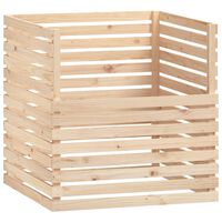 vidaXL Komposto dėžė, 100x100x102cm, pušies medienos masyvas