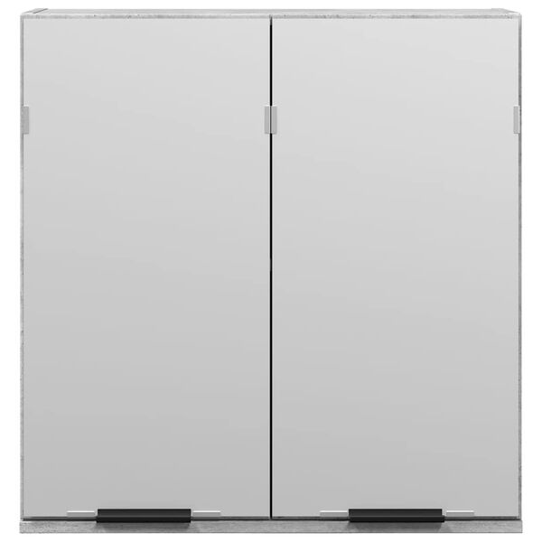 vidaXL Vonios veidrodinė spintelė Betoninė Pilka 64x20x66,5 cm