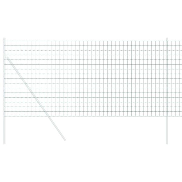 vidaXL Euro tvora Žalia 0.4 x 25 m PVC padengta geležis