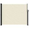 vidaXL Ištraukiama šoninė markizė, kreminės spalvos, 160x500cm