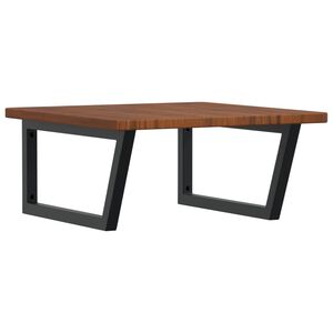 vidaXL Lentyna praustuvui, plienas ir ąžuolo medienos masyvas