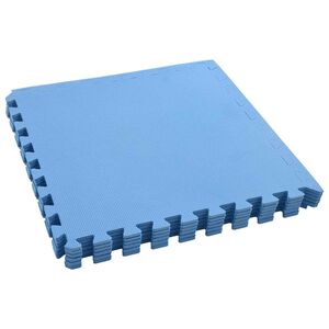 vidaXL Baseino grindų kilimas 6 pcs Mėlyna 2,16 ㎡ EVA puta