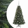 vidaXL Dirbtinė Kalėdų eglutė su burbulais 120 cm 150 LED &Scaron;ilta balta