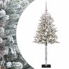 vidaXL Dirbtinė Kalėdų eglutė su burbulais 120 cm 150 LED &Scaron;ilta balta