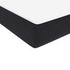 vidaXL Box Spring Lova su čiužiniu Juodas 100x220 cm aksomas