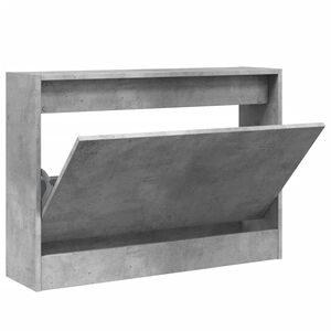 vidaXL Spintelė batams, betono pilka, 80x21x57cm, apdirbta mediena