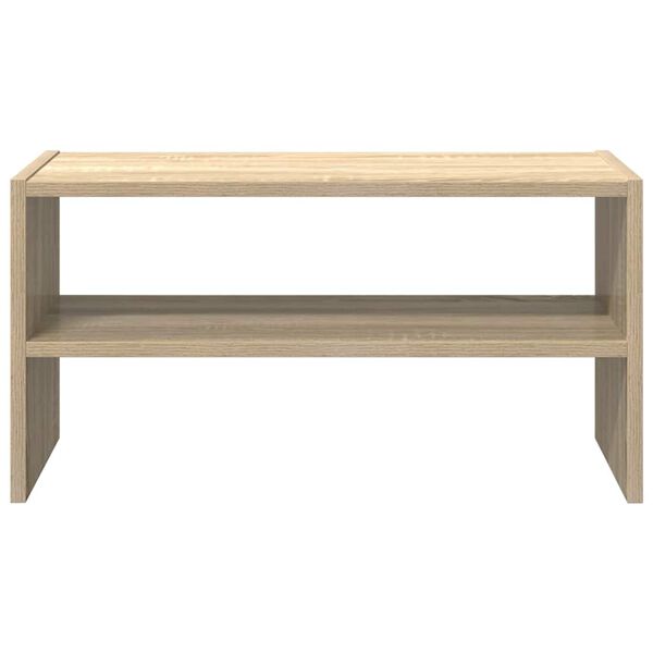 vidaXL Batų lentyna, sukraunamos, sonoma, 60x30x30,5cm