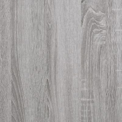 vidaXL Suoliukas-daiktadėžė, pilkas, 42x42x46cm, apdirbta mediena