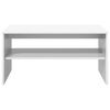 vidaXL Kavos staliukas Balta 80 x 50 x 40 cm Apdirbta mediena