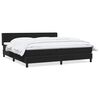 vidaXL Box Spring Lova su čiužiniu Juodas 200x220 cm aksomas