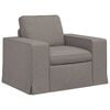 vidaXL Sofa 2 pcs Taupe 182 x 80 x 82 cm audinys