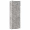 vidaXL Spintelė daiktams, betono, 80x42,5x225cm, apdirbta mediena