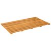 vidaXL Badematte Ruda 80 x 48 x 2,5 cm Kietos akacijos mediena