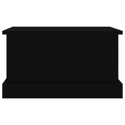 vidaXL Daiktadėžė, juodos spalvos, 50x30x28cm, apdirbta mediena