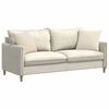 vidaXL Sofa Pagalvės 2 pcs Smėlio 45 x 45 cm audinys