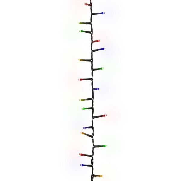 vidaXL Smulkių LED lempučių girlianda, 65m, PVC, 3000 spalvotų LED