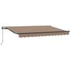 vidaXL I&scaron;traukiama markizė Taupe 2,5 x 2 m audinys