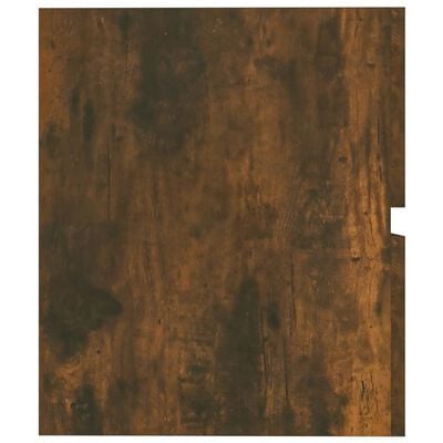 vidaXL Spintelė praustuvui, dūminio ąžuolo, 41x38,5x45cm, mediena