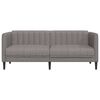 vidaXL Dvivietė sofa, taupe spalvos, audinys
