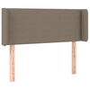 vidaXL Galvūgalis su auselėmis,taupe spalvos,93x16x78/88cm, audinys
