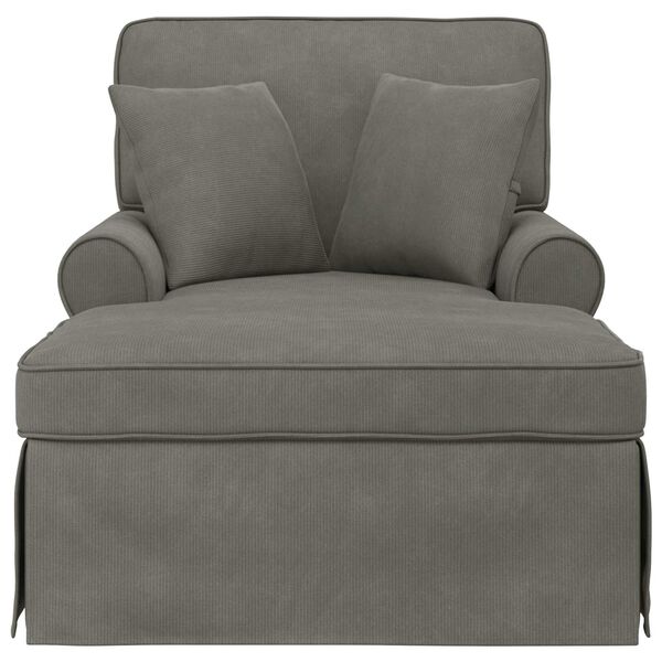 vidaXL Faina su sijonu su pagalve &Scaron;viesiai pilka 91 x 157 x 91 cm