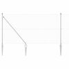 vidaXL Suvirintas vielinis tvoras su smailiais galais 50 x 1 m