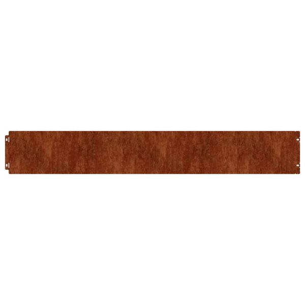 vidaXL Vejos apvadai, 50vnt., 15x103cm, lankstus Corten plienas