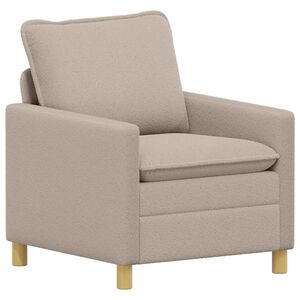 vidaXL Sofa &Scaron;viesiai pilka 76 x 81 x 87,5 cm Audinys