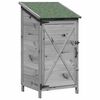 vidaXL Sodo Sandėlys Pilka 59,5 x 56 x 113,5 cm Apdirbta mediena