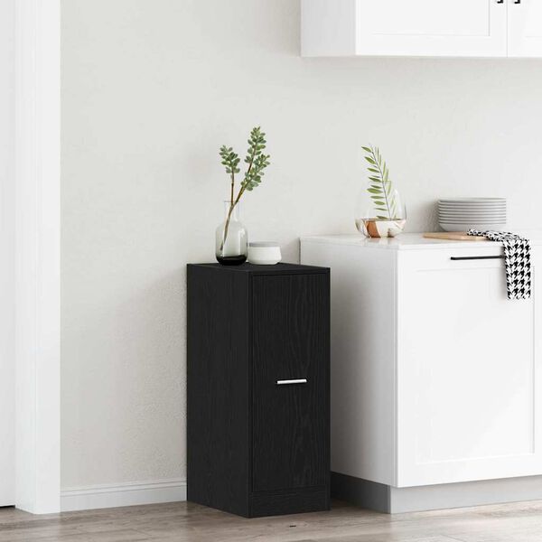 vidaXL Vaistinės kabinetas juoda ąžuolo 40 x 41 x 77.5 cm