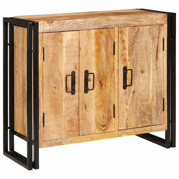 vidaXL Kabalas Ruda 80 x 33 x 70 cm mango medienos masyvas