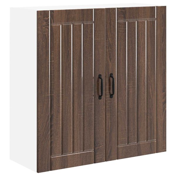 vidaXL Virtuvės spintelė Lucca Ruda ąžuolo 80 x 31 x 80 cm