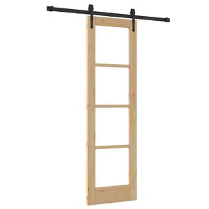 vidaXL Slankios durys ORKDAL Natūrali 61 x 198,5 cm