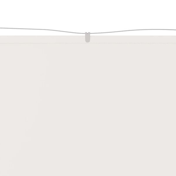 vidaXL Vertikali markizė, baltos spalvos, 60x600cm, oksfordo audinys