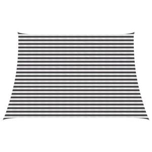 vidaXL Saulės &scaron;e&scaron;ėlio audinys Antracito ir baltos 4 / 5 x 3 m HDPE