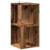 vidaXL kampinė spintelė Old Wood 33x33x67 cm Engineered Wood