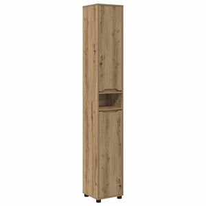 vidaXL Vonios spintelė Amatininkų ąžuolas 30,5 x 30 x 195 cm