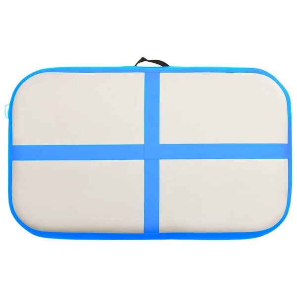 vidaXL Pripučiamas gimnastikos kilimėlis, mėlynas, 60x100x15cm, PVC