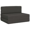 vidaXL Sulankstomas Sofa-Lovas Čiužinys Tamsiai pilka 70 x 80 x 60 cm
