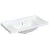 vidaXL Vonios kambario praustuvas, baltas, 91,5x48x23cm, keramika