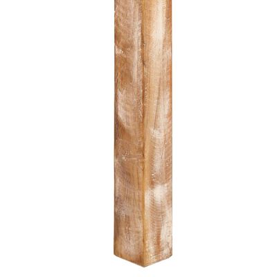 vidaXL Valgomojo stalas, 110x55x76cm, perdirbtos medienos masyvas