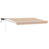 vidaXL Rankinė i&scaron;traukiama markizė su LED 3 x 2,5 m