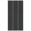 vidaXL Baseino dugno plėvelė Reguliuojamas Juoda 640 x 321 x 0,1 cm