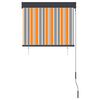 vidaXL Lauko roletas, geltonos ir mėlynos spalvų, 80x250cm