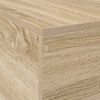vidaXL Lova su daiktų laikymo vieta Sonoma ąžuolas 200 x 200 cm